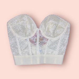 Vintage White Bustier